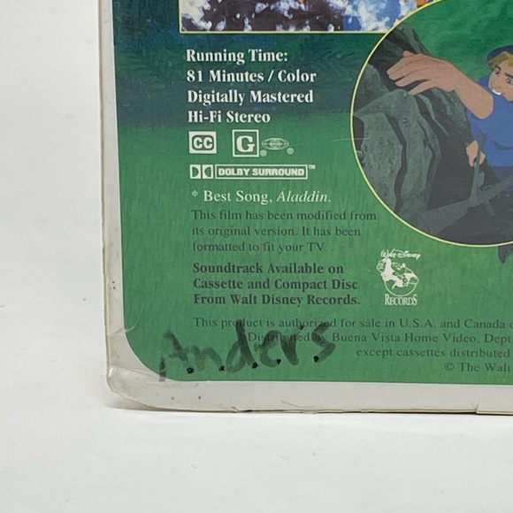 Walt Disney VHS Lot Pocahontas and Pocahontas II Journey to a New World - Picture 4 of 13